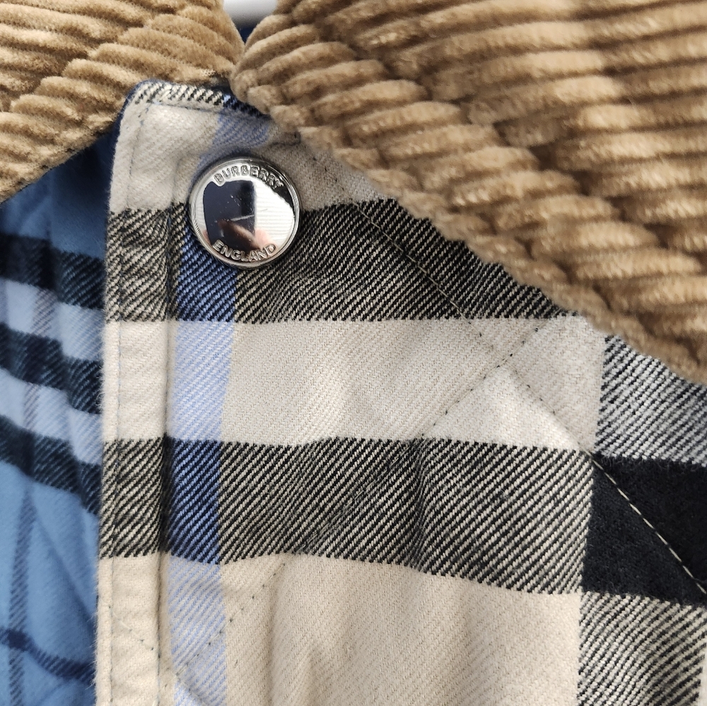 Burberry Patchwork Quilted Jacket - Blue, Black, … - image 2